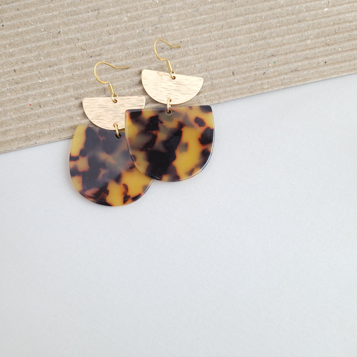 Harper Earrings - Tortoise from Spiffy & Splendid