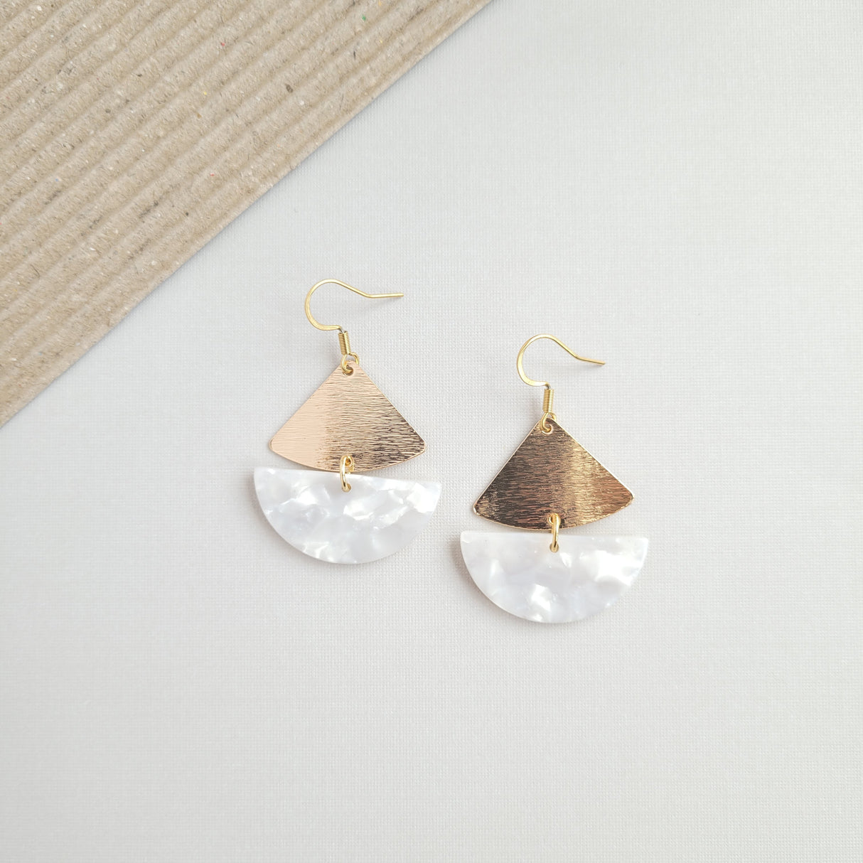 Ava Earrings - Pearl from Spiffy & Splendid