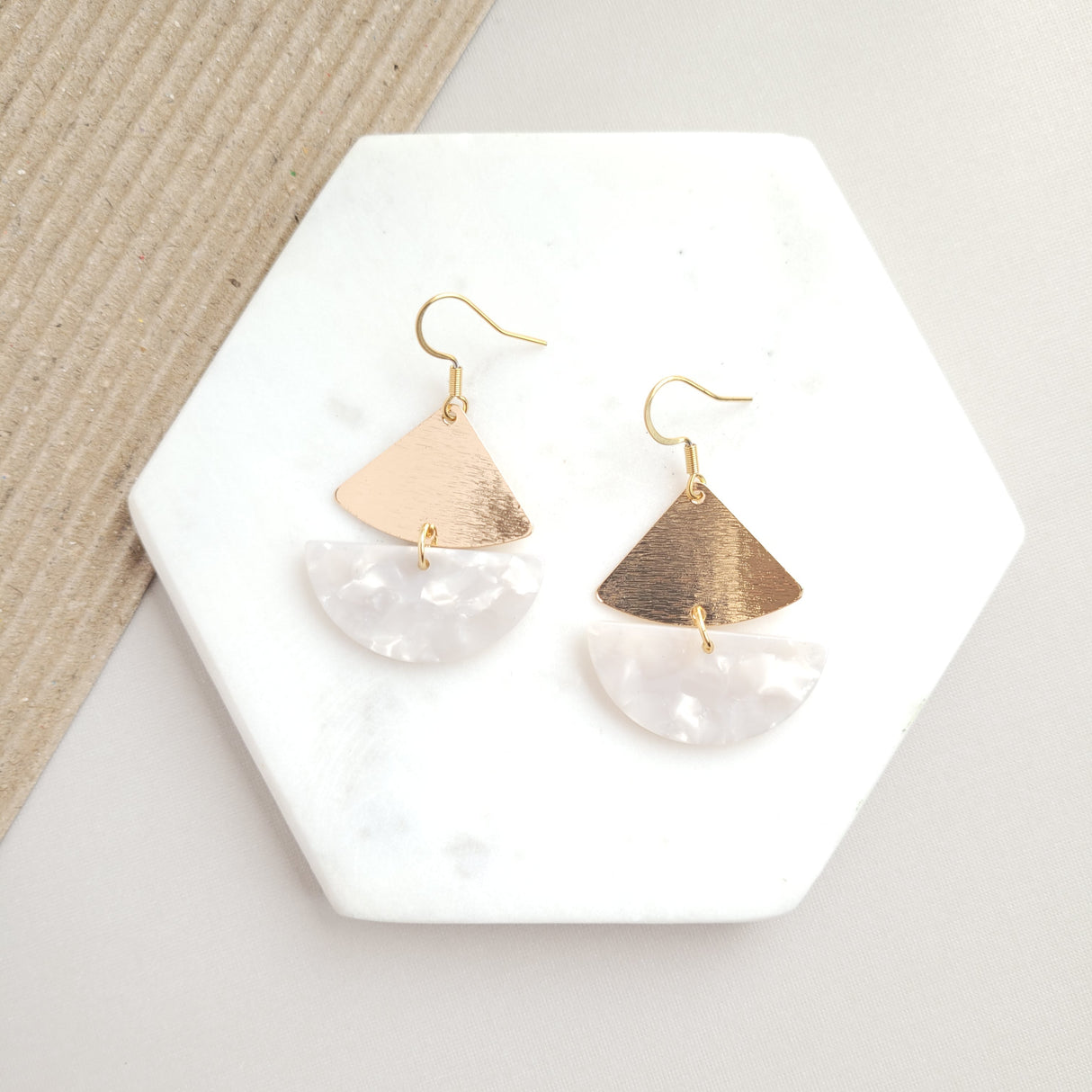 Ava Earrings - Pearl from Spiffy & Splendid