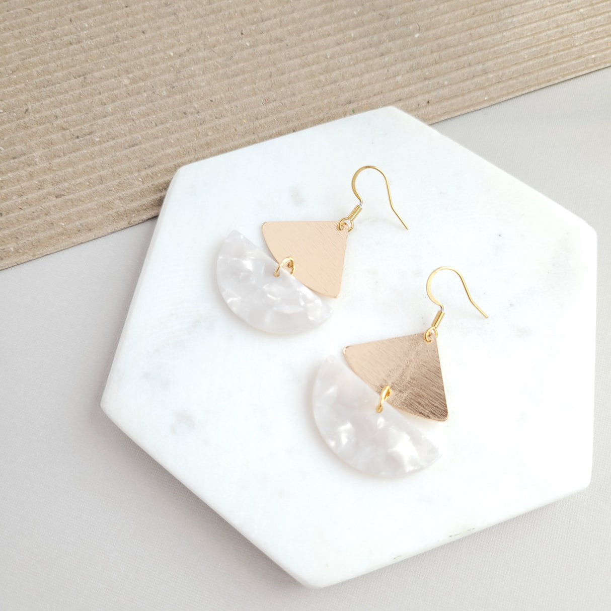 Ava Earrings - Pearl from Spiffy & Splendid