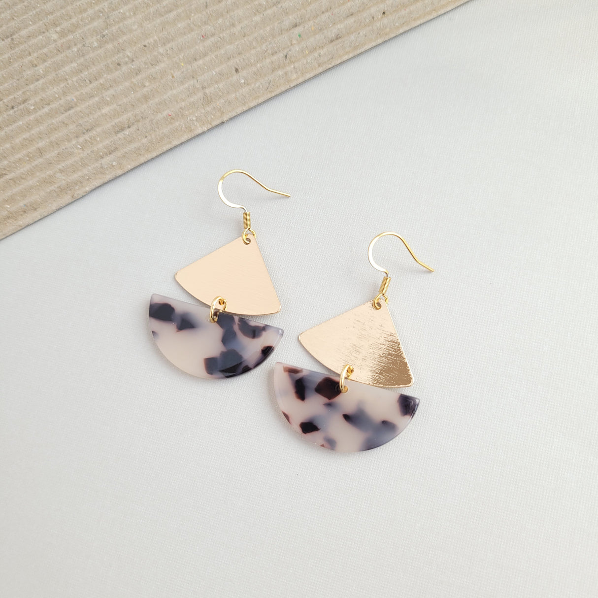Ava Earrings - Blonde Tortoise from Spiffy & Splendid
