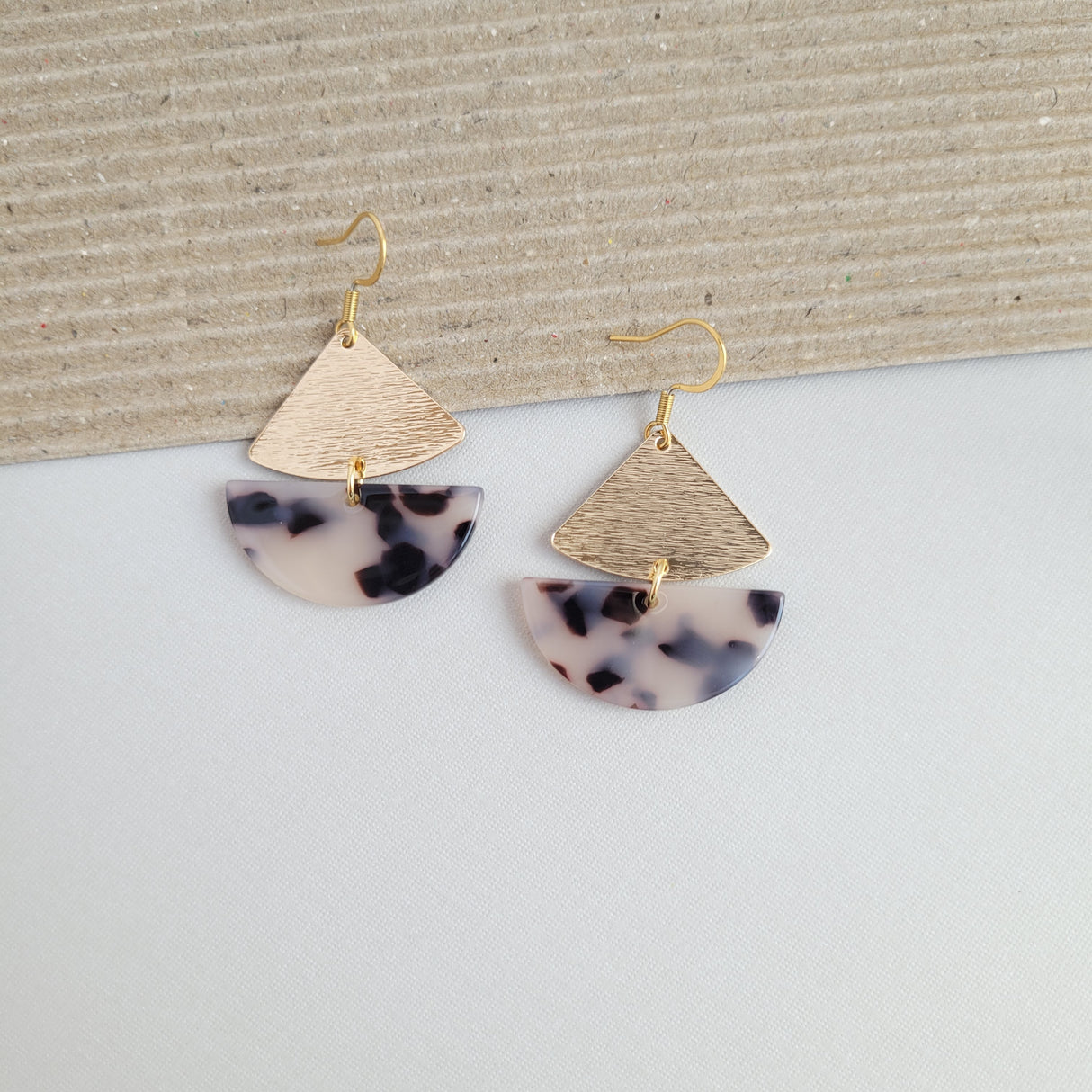 Ava Earrings - Blonde Tortoise from Spiffy & Splendid