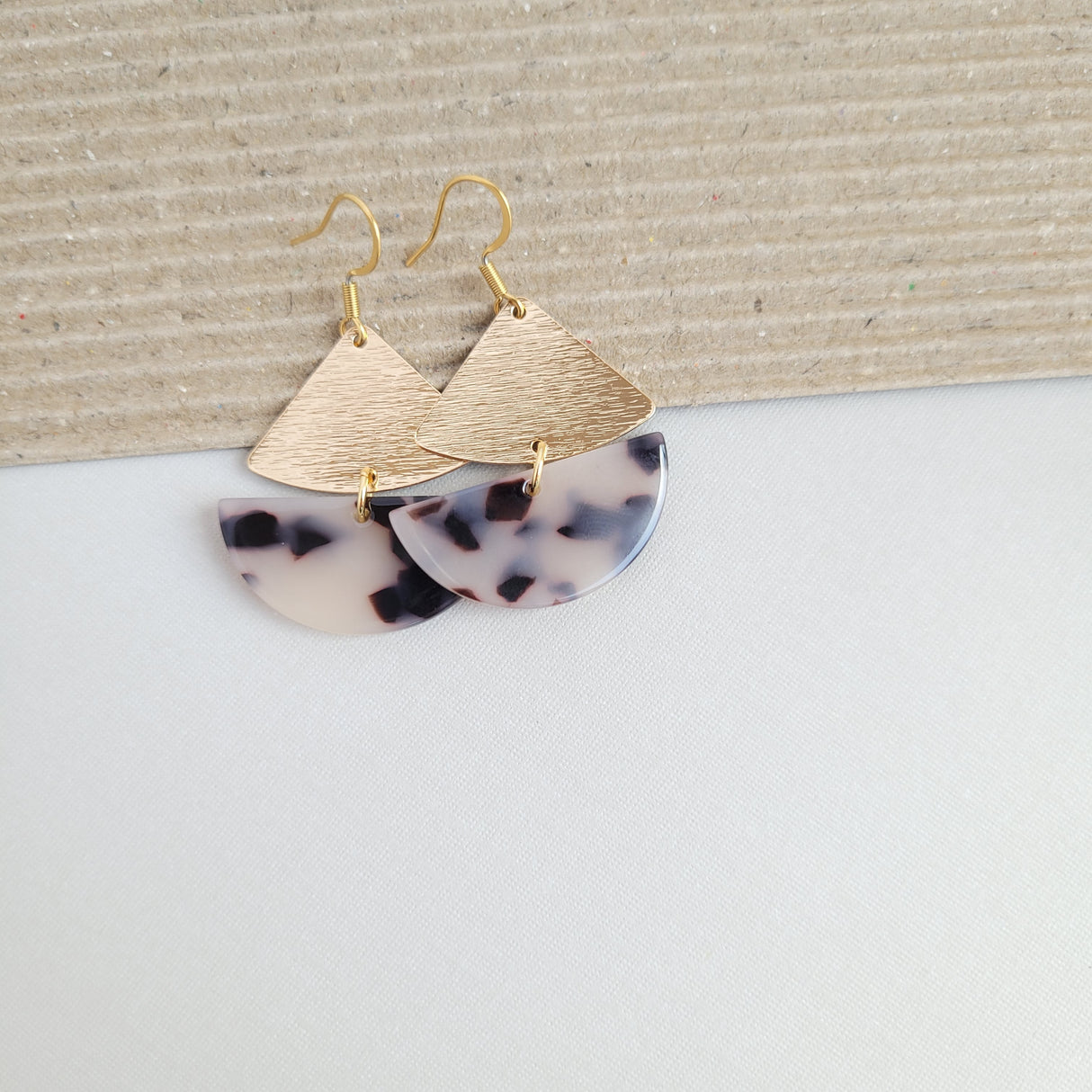 Ava Earrings - Blonde Tortoise from Spiffy & Splendid