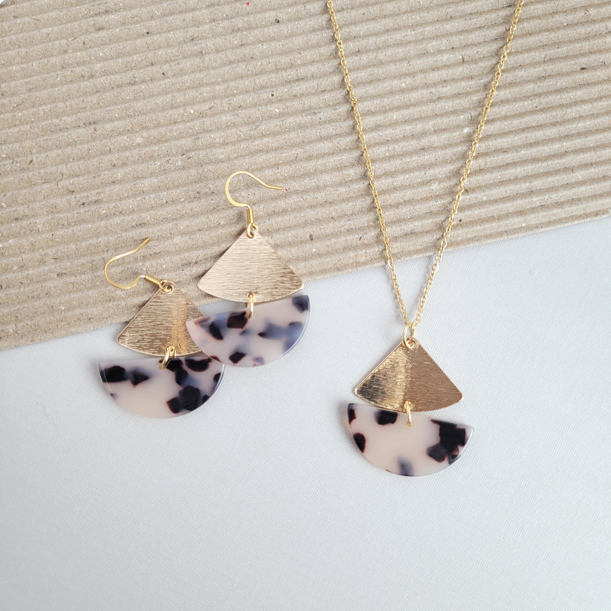 Ava Earrings - Blonde Tortoise from Spiffy & Splendid