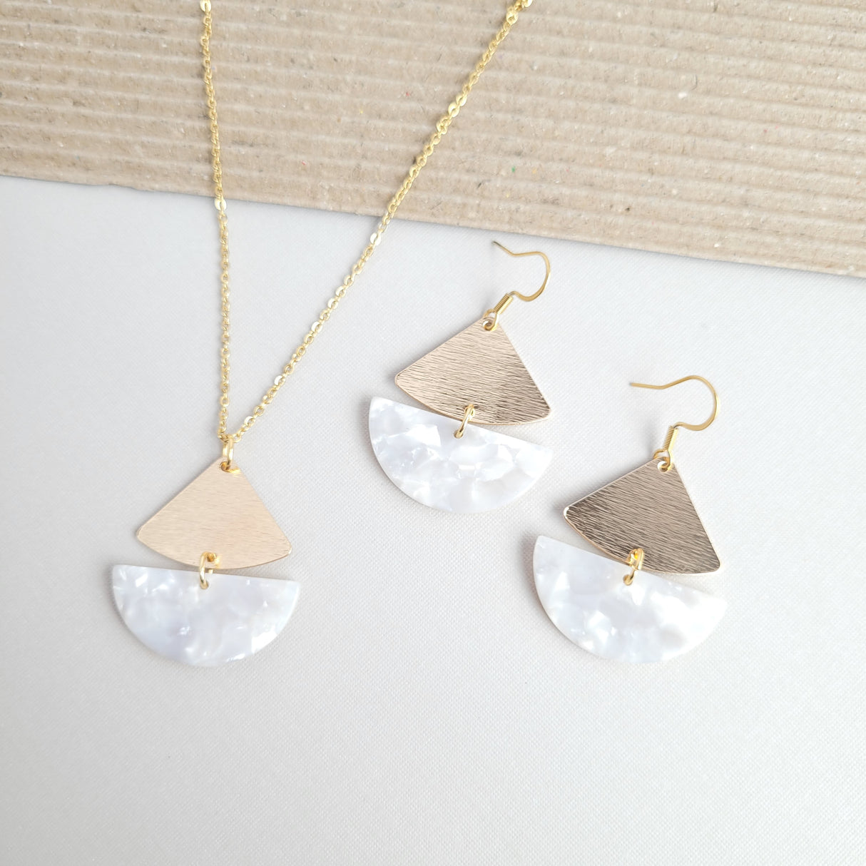 Ava Earrings - Pearl from Spiffy & Splendid