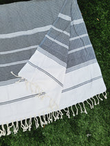 Bath / Beach Turkish Towels-Easy Carry Quick Dry Thin Towel-Black