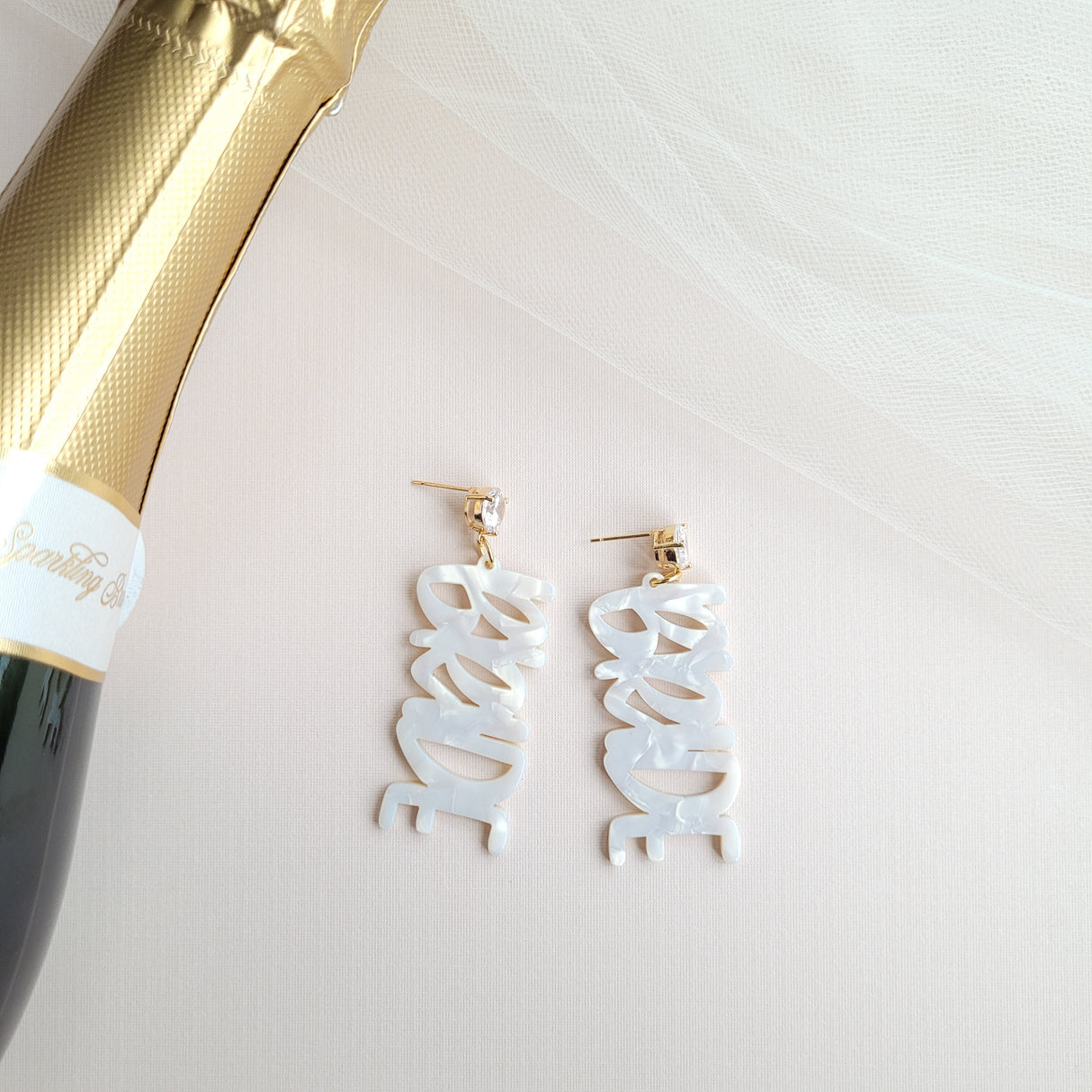 Bride Earrings from Spiffy & Splendid