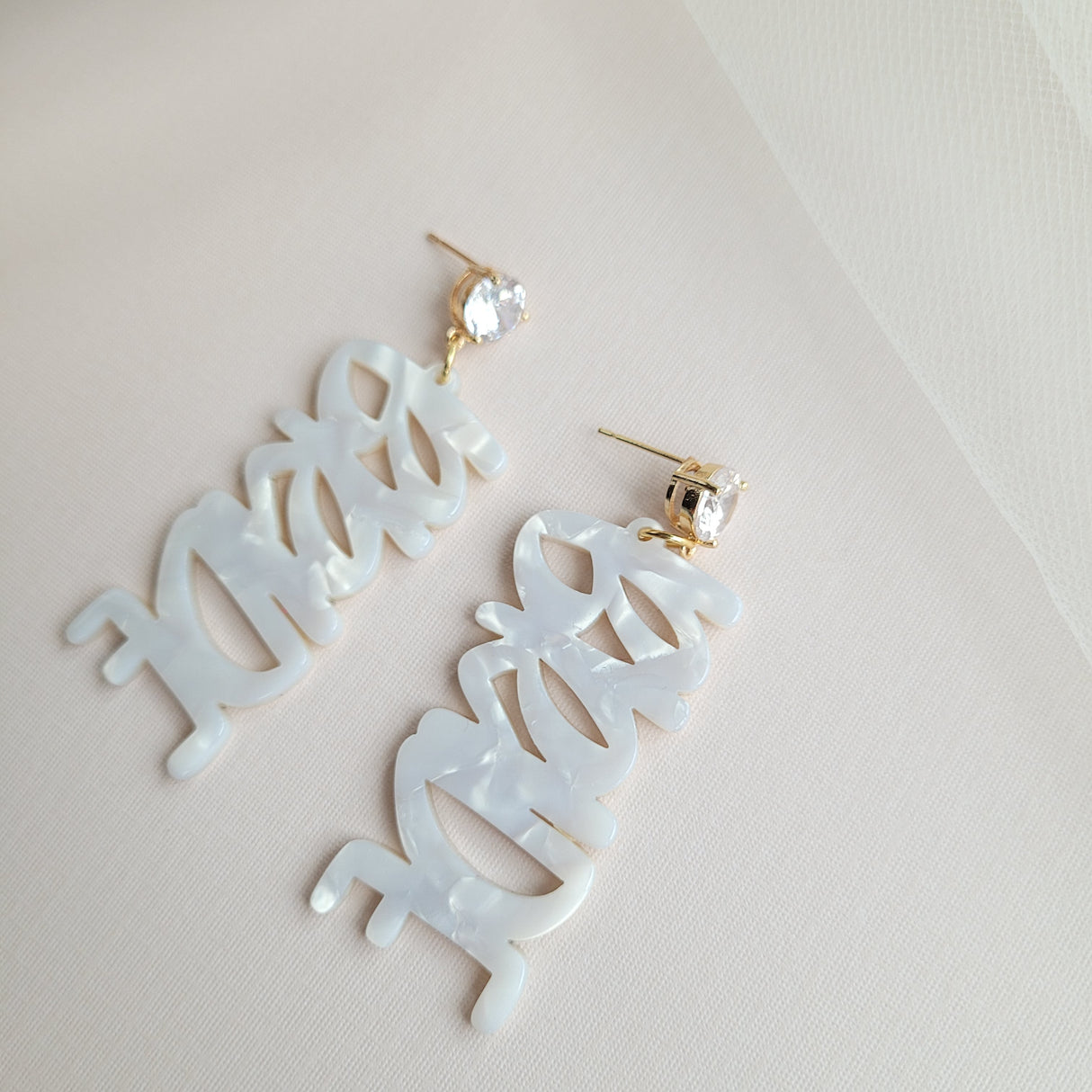 Bride Earrings from Spiffy & Splendid