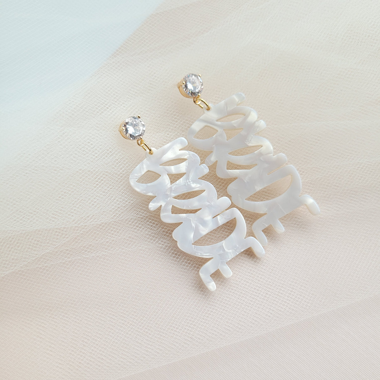 Bride Earrings from Spiffy & Splendid