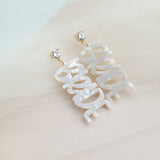Bride Earrings from Spiffy & Splendid