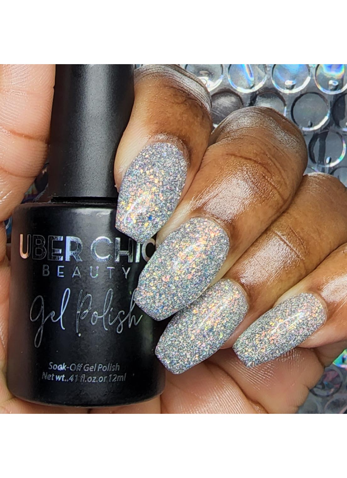 Happy As A Hummingbird - Iridescent Reflective Gel Polish from UberChic Beauty