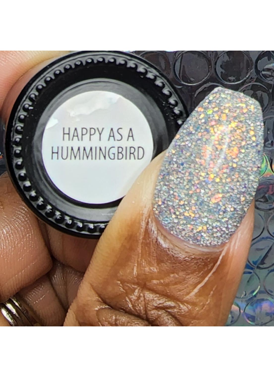 Happy As A Hummingbird - Iridescent Reflective Gel Polish from UberChic Beauty