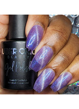 Galactic Night - Cats Eye Iridescent Gel Polish from UberChic Beauty