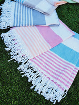 Beach/Bath Turkish Towel Easy carry Quick Dry - Gray from EBRU Home