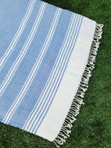 Turkish Towel - Easy Carry Quick Dry Throw - Navy from EBRU Home