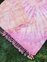 Bath Towel, Waffle Towel, Turkish Beach Towel, Handmade Tie dye from EBRU Home