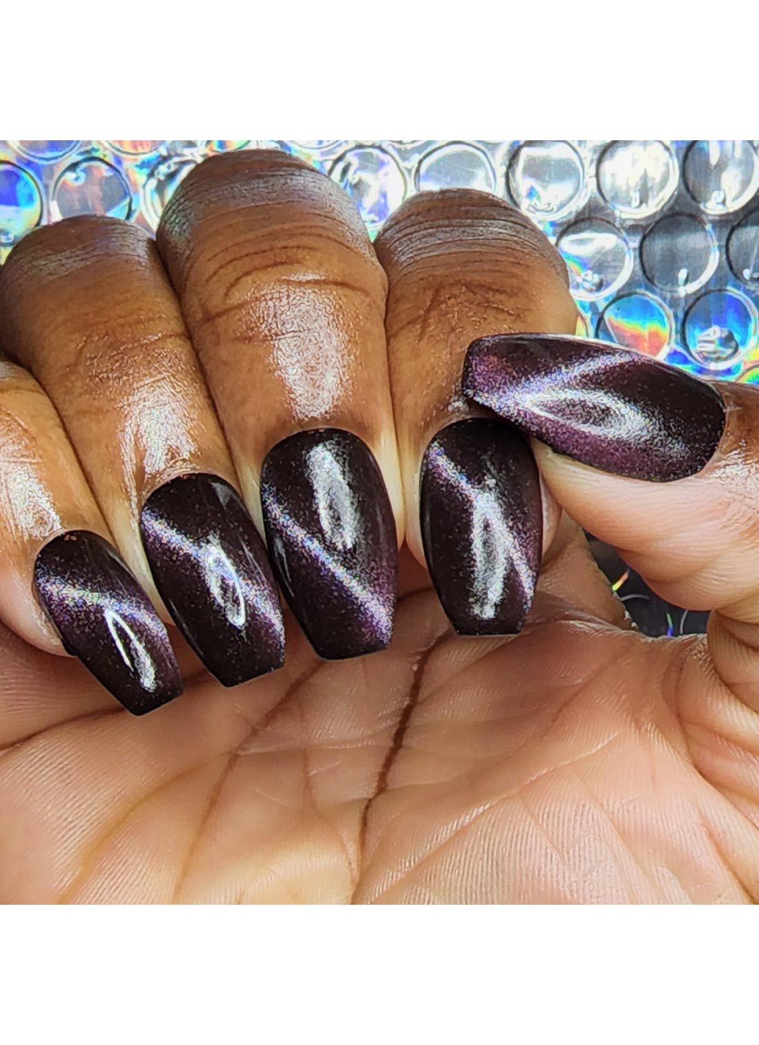 Her Majesty - Holo Cats Eye Gel Polish from UberChic Beauty