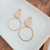 Sadie Earrings - Linen from Spiffy & Splendid