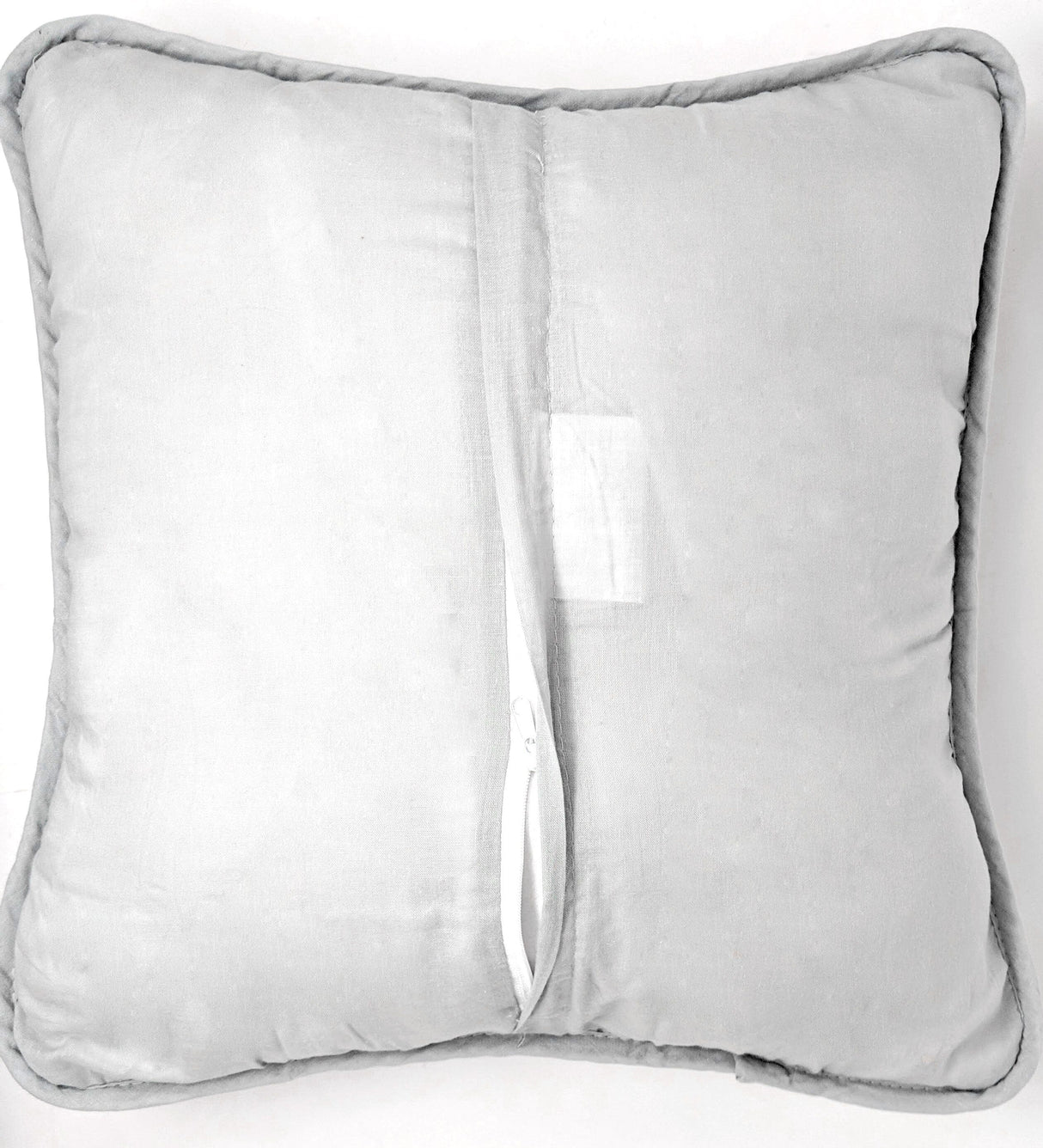 Tache Cotton Light Grey Silver Soothing Pastel Cushion Covers / Euro Sham (JHW-862)