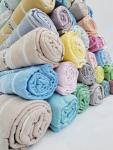 Easy carry Quick Dry Towel, Authentic Turkish Towel - Gray from EBRU Home