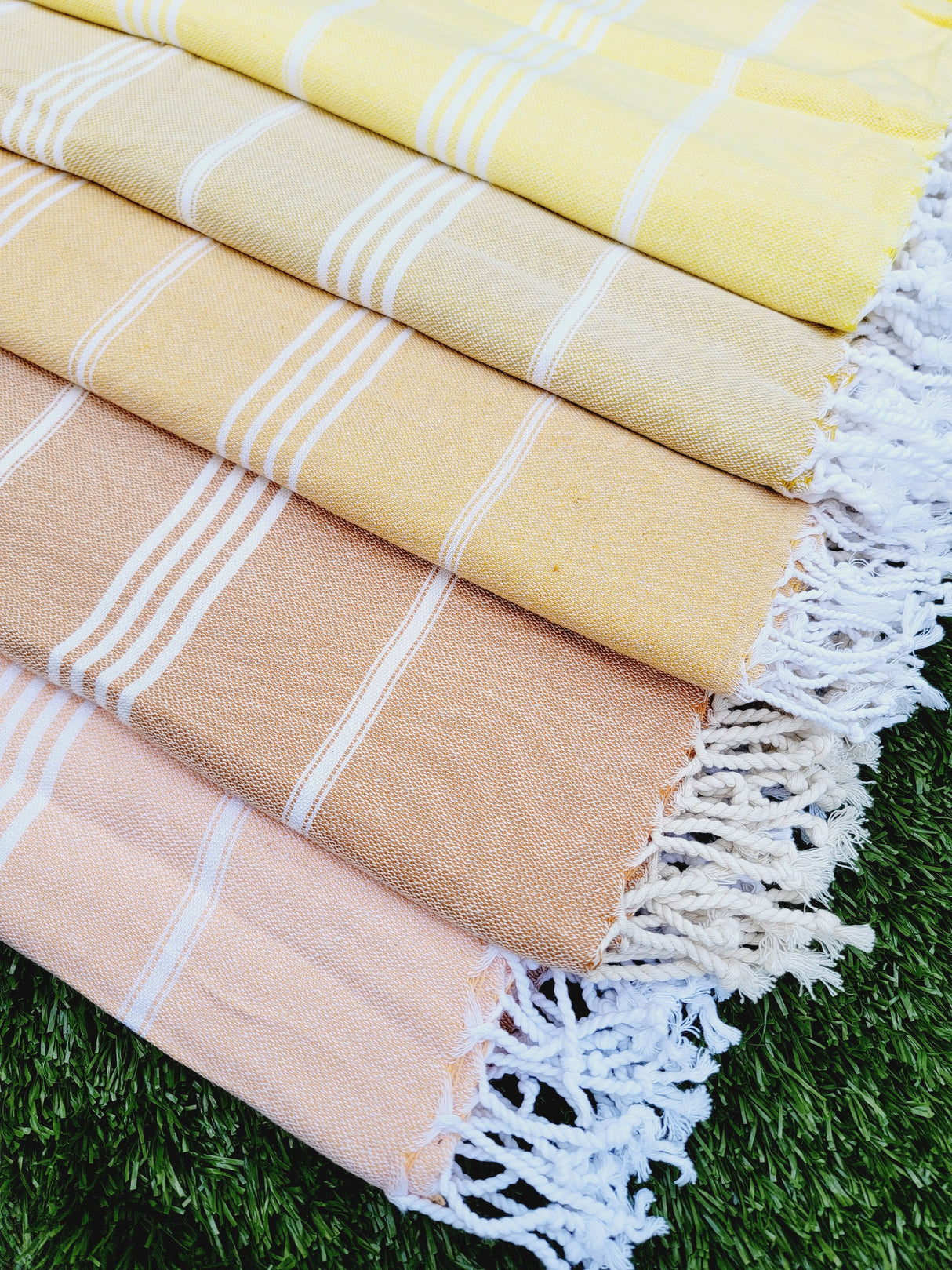 Easy carry Quick Dry Towel 70x40 - Yellow from EBRU Home