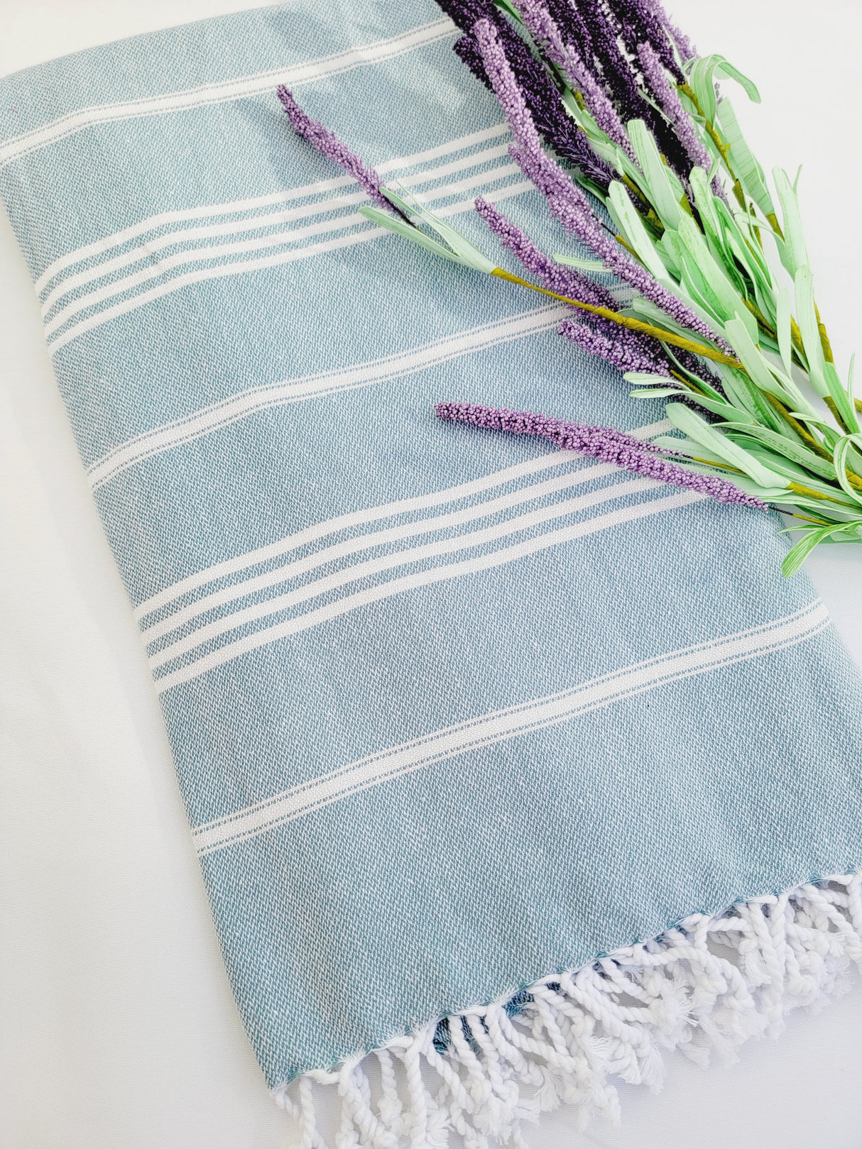 Easy carry Quick Dry Towel 70x36 - Ice Blue from EBRU Home
