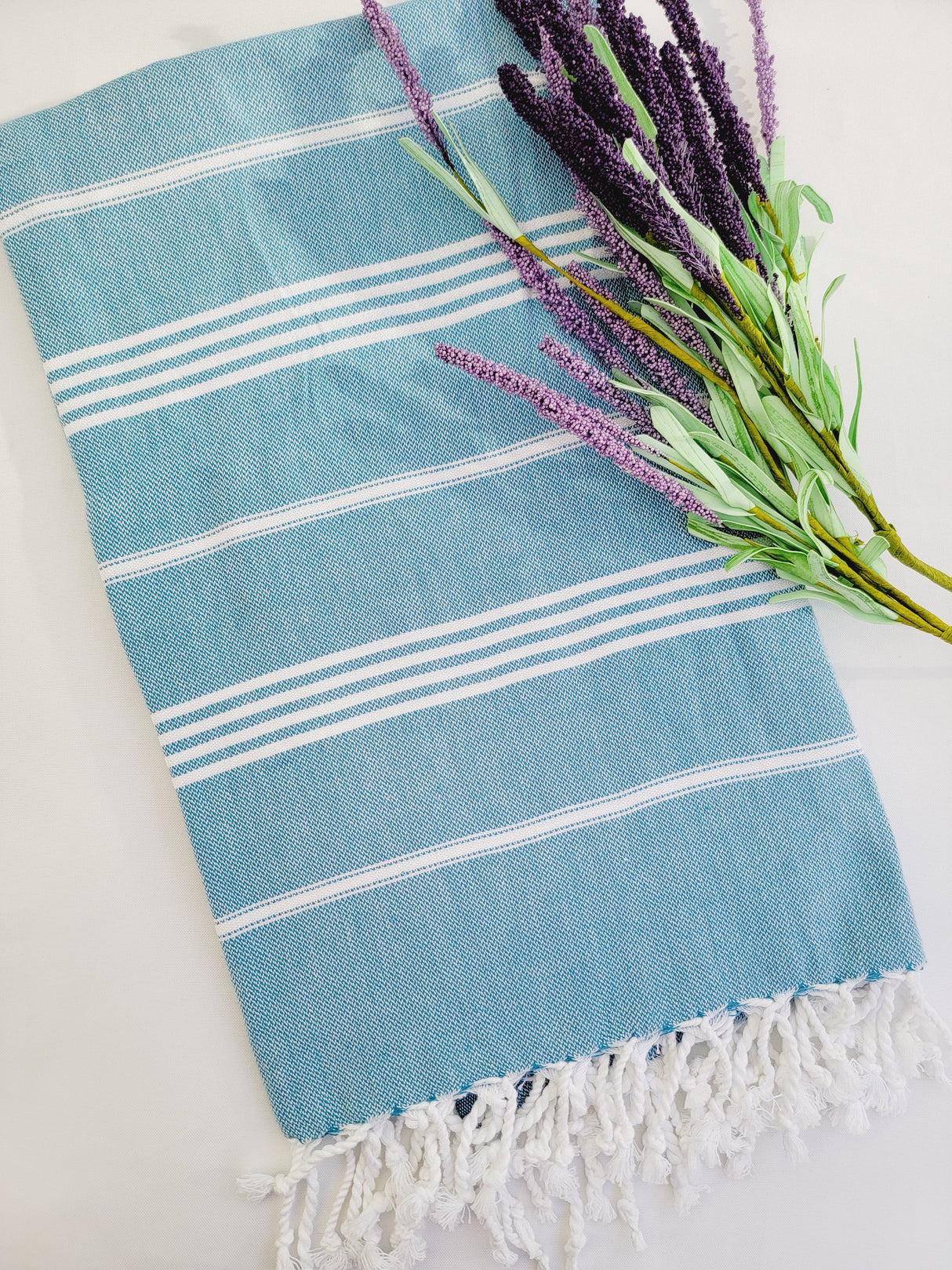 Easy carry Quick Dry Towel 70x36 - Pale Blue from EBRU Home