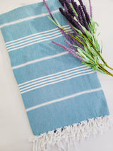 Easy carry Quick Dry Towel 70x36 - Pale Blue from EBRU Home