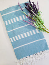 Easy carry Quick Dry Towel 70x36 - Pale Blue from EBRU Home