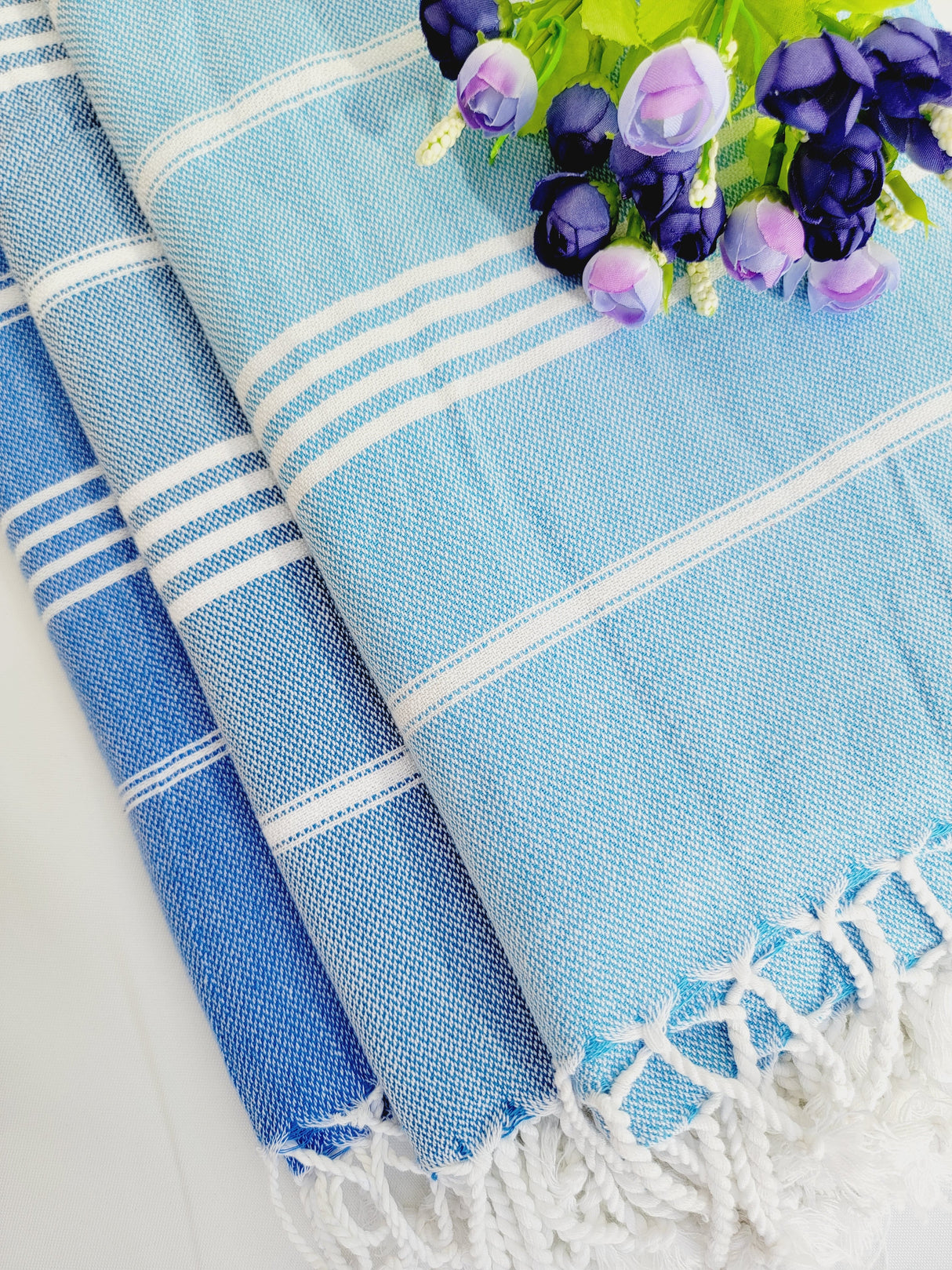 Easy carry Quick Dry Towel 70x36 - DBlue from EBRU Home