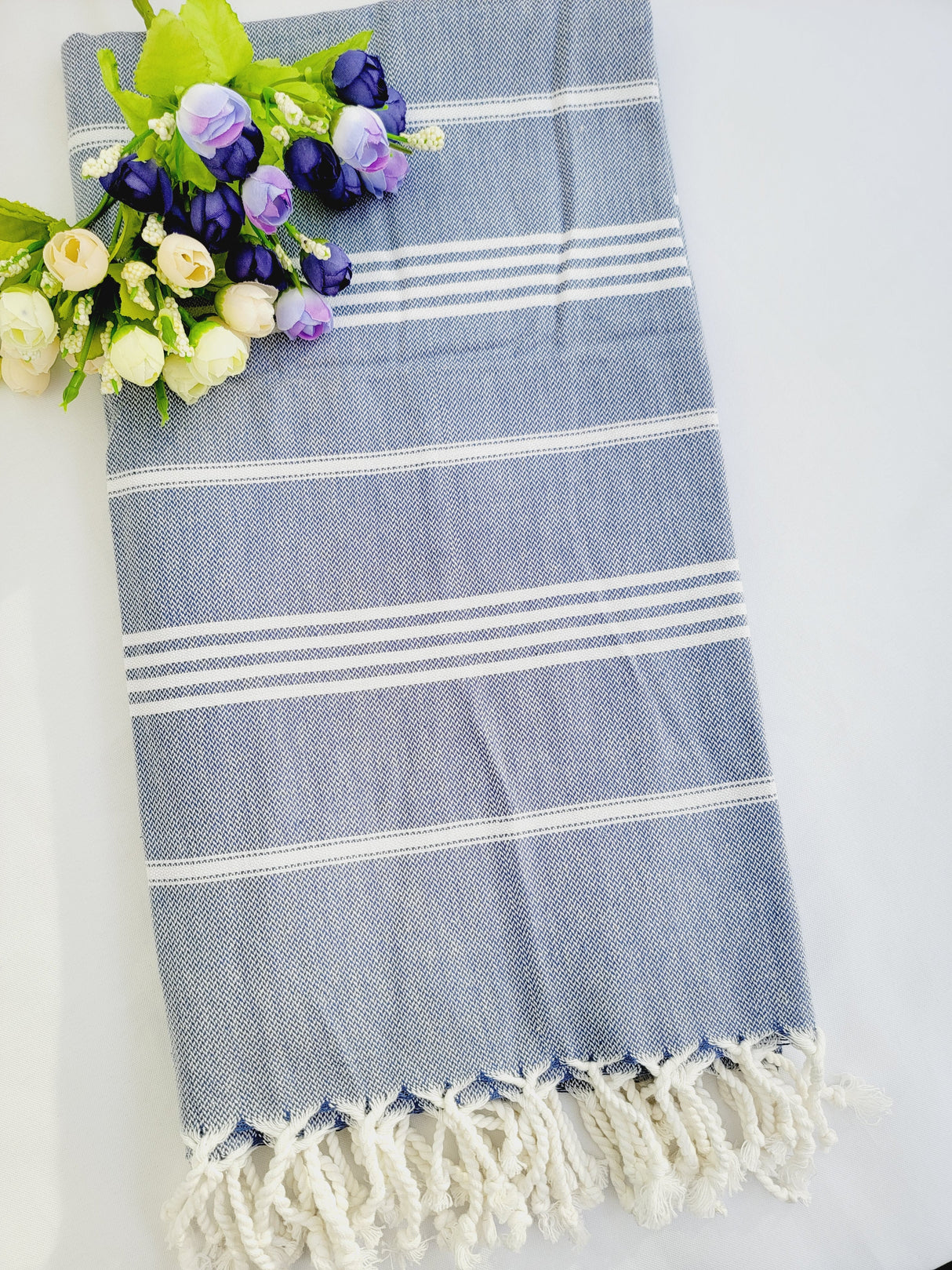 Easy carry Quick Dry Towel 70x36 - Ocean Blue from EBRU Home