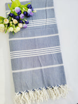 Easy carry Quick Dry Towel 70x36 - Ocean Blue from EBRU Home