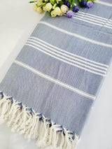 Easy carry Quick Dry Towel 70x36 - Ocean Blue from EBRU Home