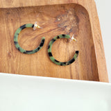 Camy Hoops - Olive Tortoise from Spiffy & Splendid