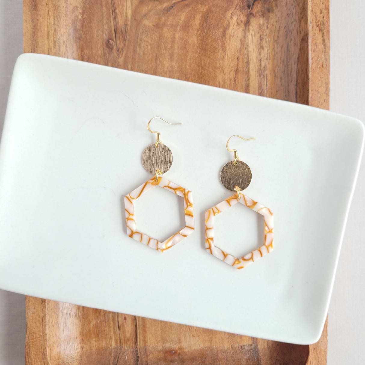 Lennox Earrings - Pumpkin Spice from Spiffy & Splendid