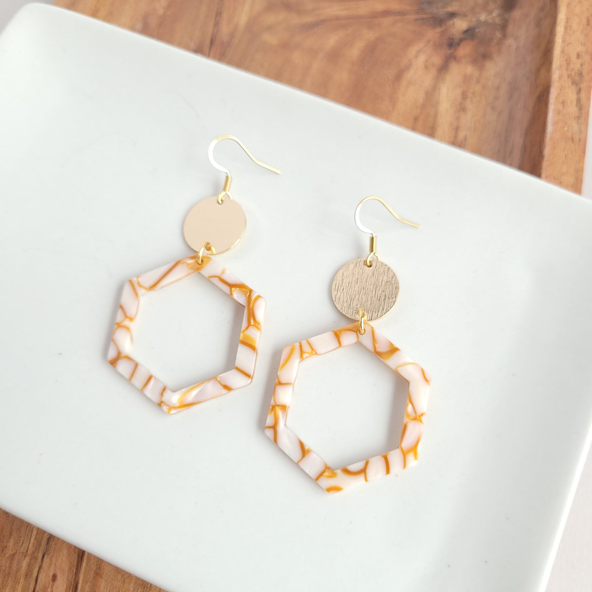 Lennox Earrings - Pumpkin Spice from Spiffy & Splendid