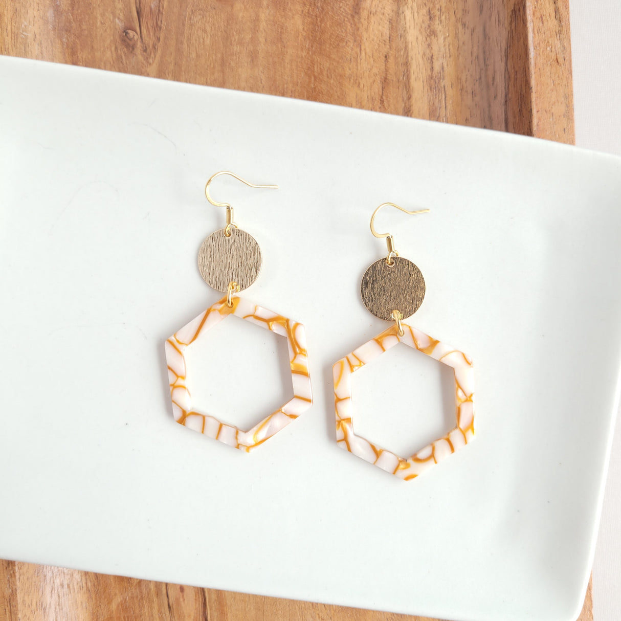 Lennox Earrings - Pumpkin Spice from Spiffy & Splendid