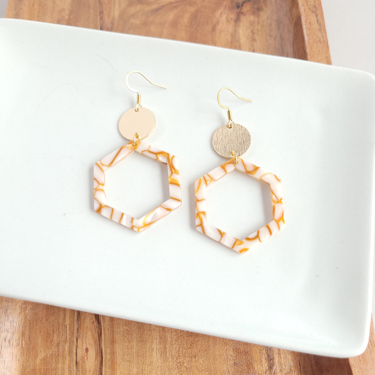 Lennox Earrings - Pumpkin Spice from Spiffy & Splendid