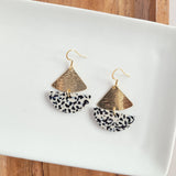 Ava Earrings - Black Dot from Spiffy & Splendid
