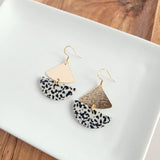 Ava Earrings - Black Dot from Spiffy & Splendid