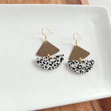 Ava Earrings - Black Dot from Spiffy & Splendid