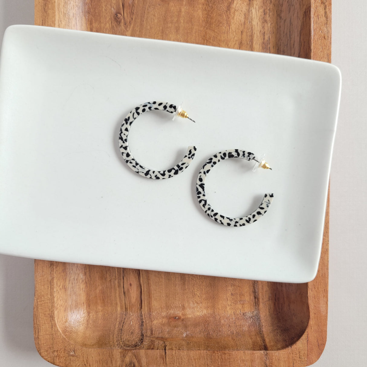 Camy Hoops - Black Dot from Spiffy & Splendid