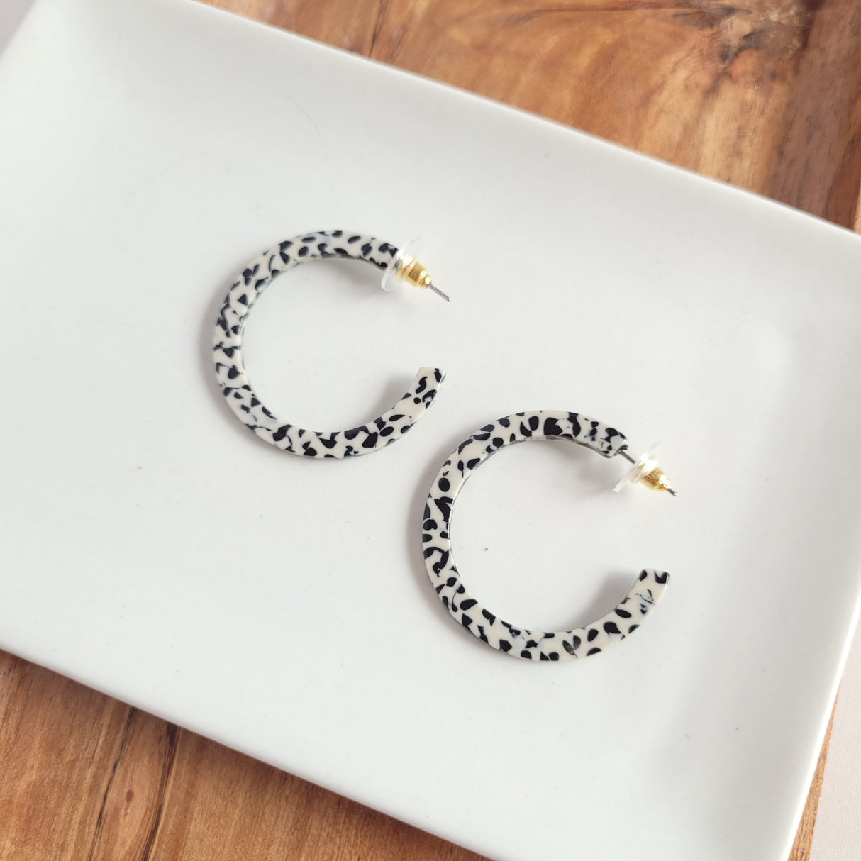 Camy Hoops - Black Dot from Spiffy & Splendid