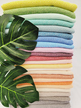 Bath / Beach Turkish Towels-Easy Carry Quick Dry Thin Towel-Gray