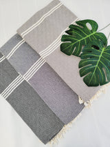 Easy Carry Quick Dry Cotton Beach Towel from EBRU Home
