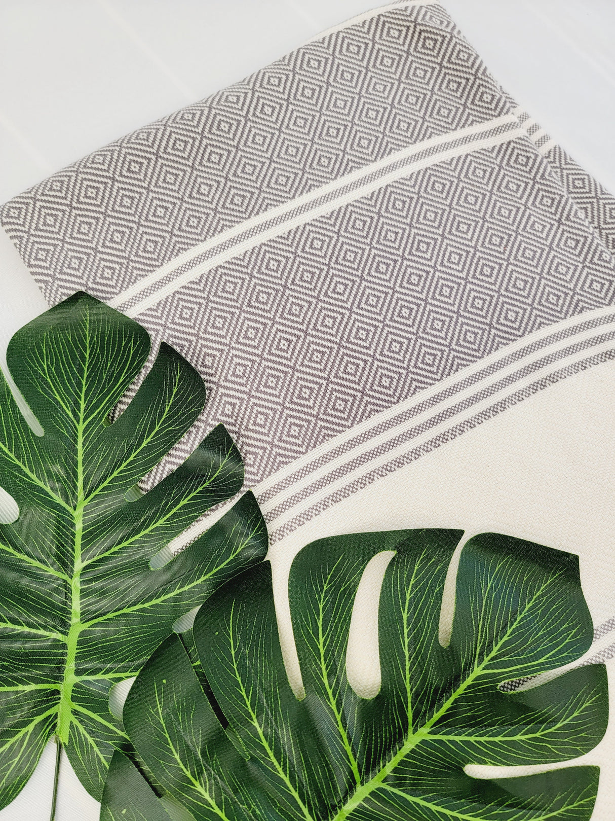 Easy Carry Quick Dry Cotton Beach Towel from EBRU Home