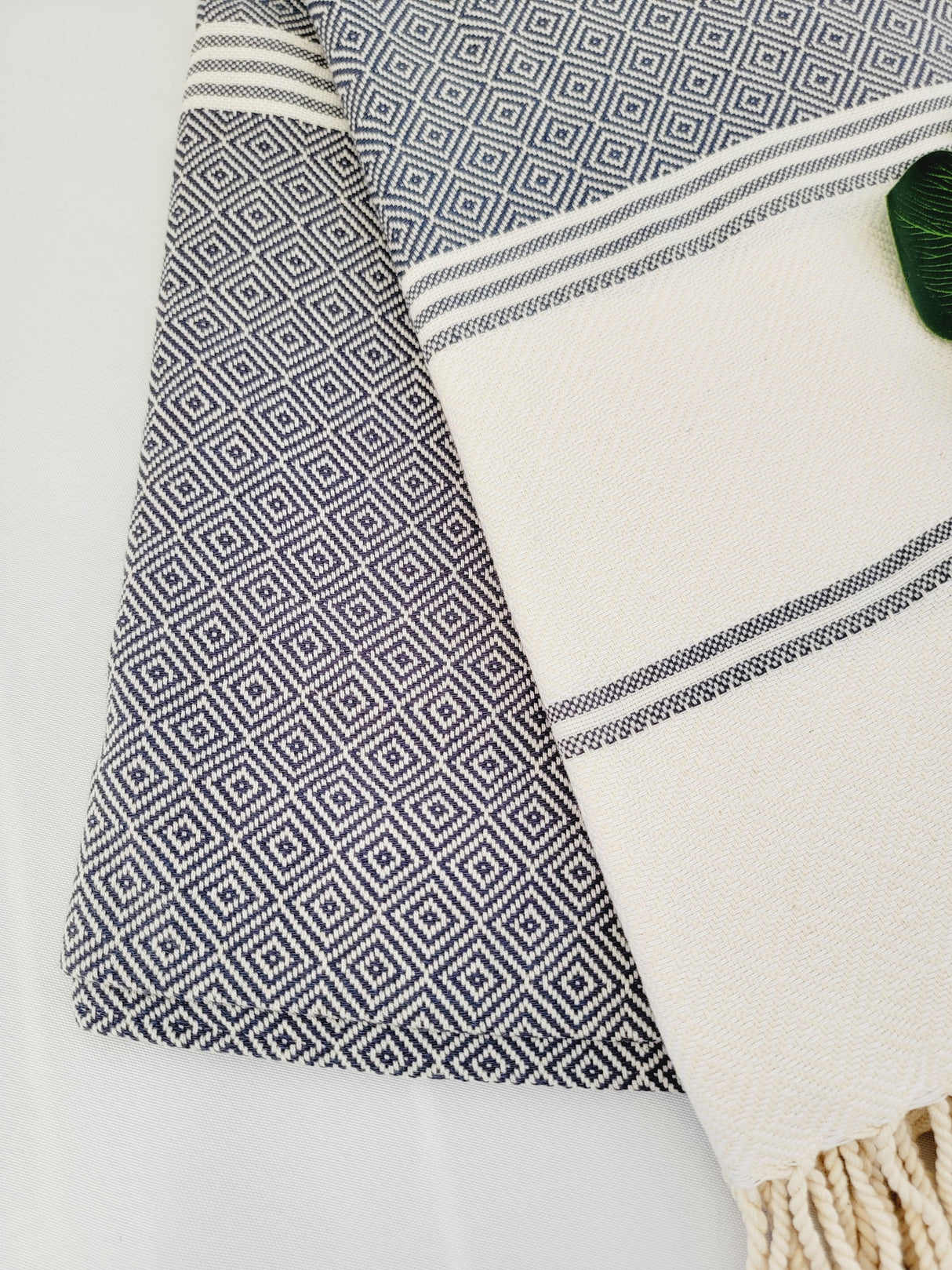 Easy Carry Quick Dry Cotton Beach Towel from EBRU Home