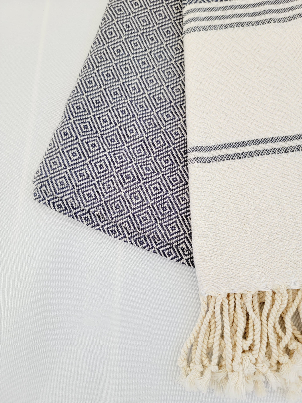 Easy Carry Quick Dry Cotton Beach Towel from EBRU Home