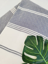 Bath / Beach Turkish Towels-Easy Carry Quick Dry Thin Towel-Navy