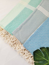 Easy Carry Quick Dry Cotton Beach Towel from EBRU Home